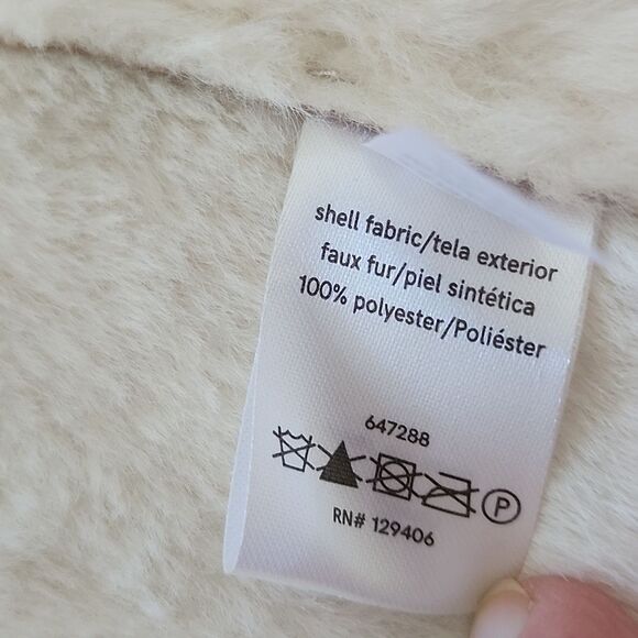 Venus Faux Suede and Shearling Chic Stylish Penny Lane Coat Size 4 - Picture 7 of 8